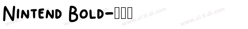 Nintend Bold字体转换